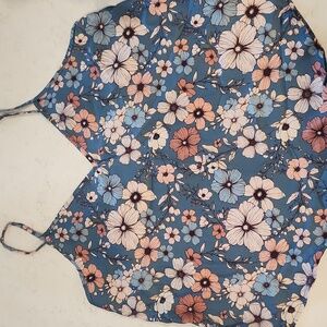 Floral Spagehtti Strap Top